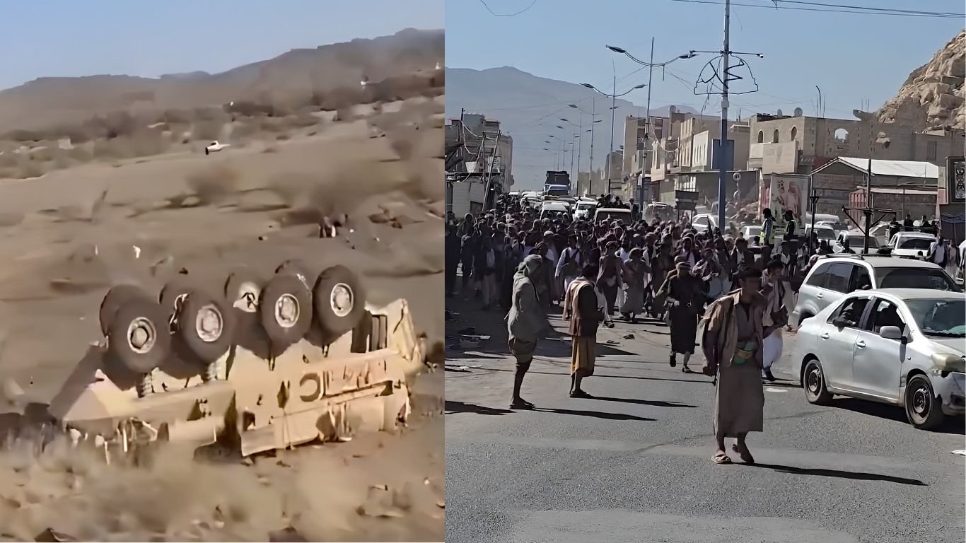 Fuerzas insurgentes yemeníes tras tomar el control de la costa del Mar Rojo y Bab al Mandeb