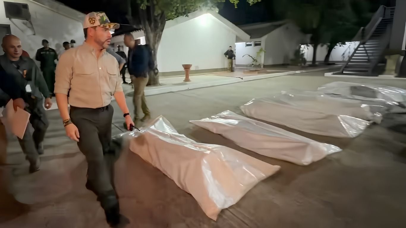 Abelardo De la Espriella en la Base Antinarcóticos de Santa Marta tras operativo contra las ACSN.