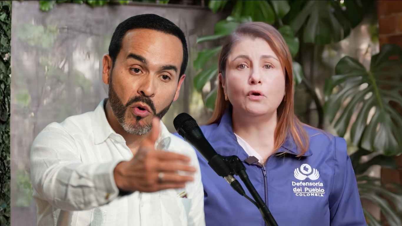 Defensora del Pueblo Iris Marín durante pronunciamiento oficial sobre operativo en Guaviare
