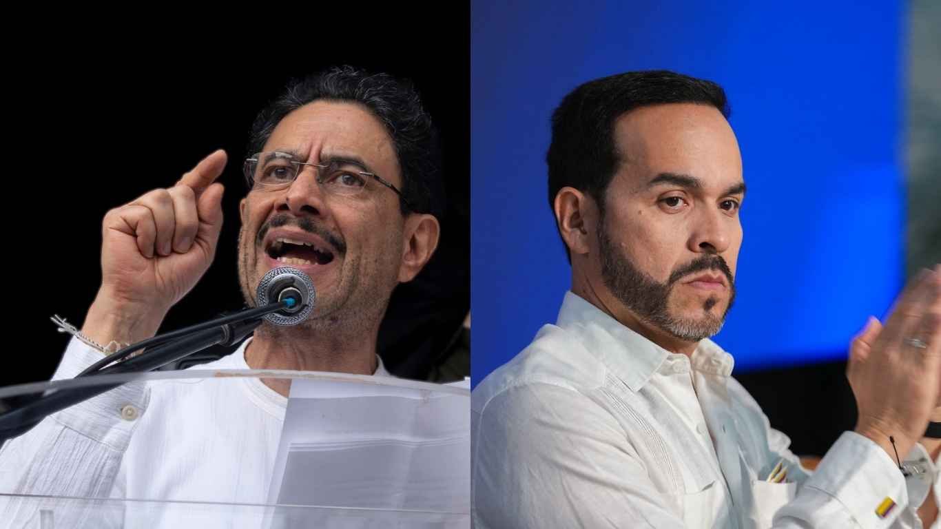Senador Iván Cepeda y presidente Abelardo De La Espriella en debate político sobre orden público